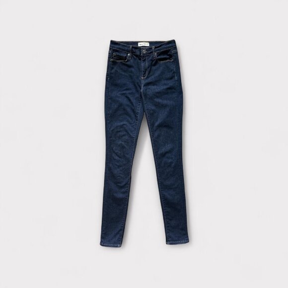 Gap 1969 Jeans Womens 27 Tall Blue True Skinny Sculpt Stretch Soft Rinse Denim - Picture 1 of 10
